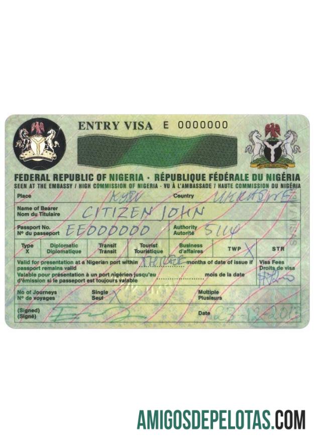 Mostra NIGÉRIA modelo